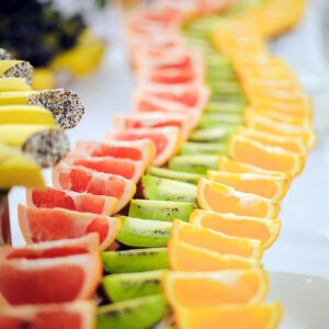 Sandwiches, Fruit & Cake