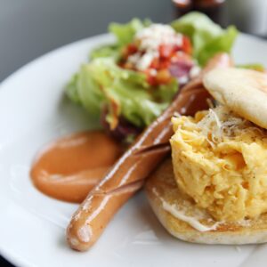 Hot Breakfast with Tea & Coffee